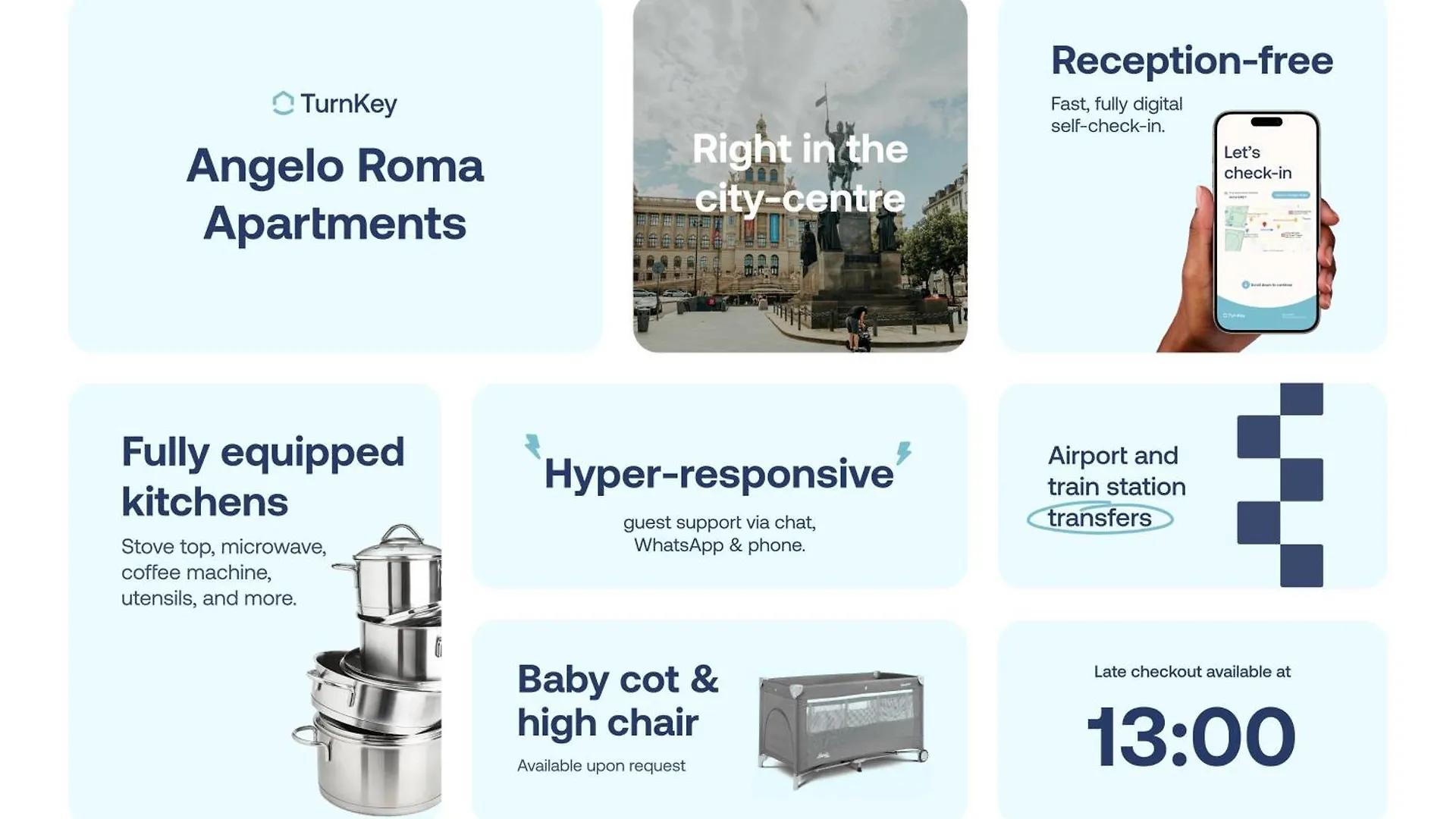 Turnkey I Angelo Roma Apartments Praga 0*,